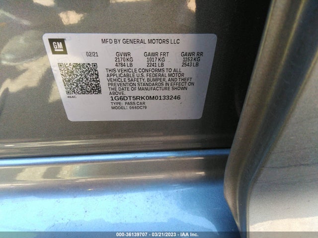 1G6DT5RK0M0133246 Cadillac Ct5 Premium Luxury