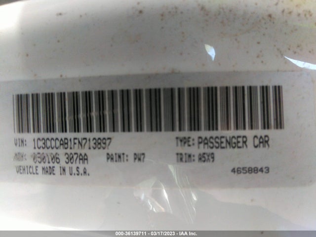 1C3CCCAB1FN713897 Chrysler 200 Limited