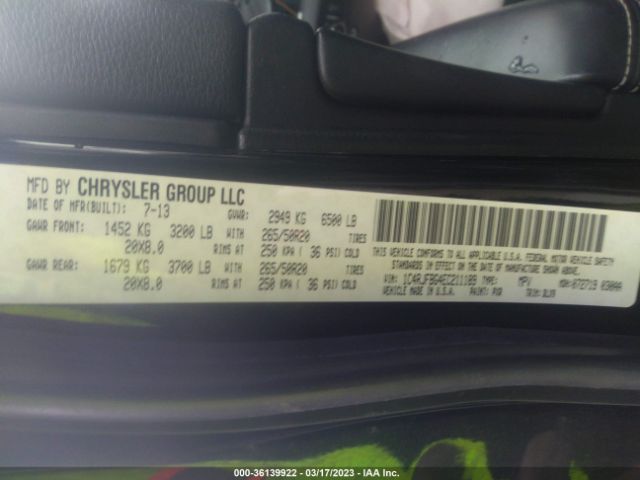 1C4RJFBG4EC211189 Jeep Grand Cherokee Limited