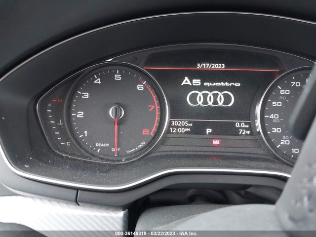 WAUWNGF57JN001736 Audi A5 Cabriolet Premium