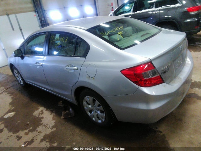 2012 HONDA CIVIC SDN LX VIN: 19XFB2F50CE056809