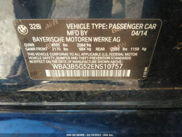 WBA3B5G52ENS10757 BMW 3 Series 328i Xdrive