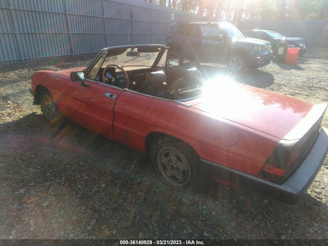 ZARBA5411D1017319 Alfa Romeo Veloce 2000 Spider