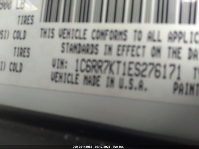 RAM 1500 Express 2014 1C6RR7KT1ES276171 Image 10