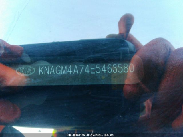 KNAGM4A74E5463580 KIA Optima Lx