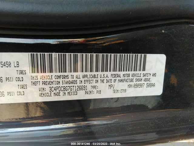 Dodge Journey Sxt 2016 3C4PDCBG7GT126691 Image 9