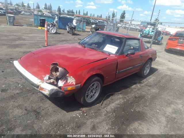 1981 MAZDA RX7 VIN: JM1FB3310B0532622
