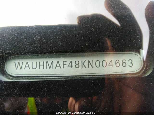 WAUHMAF48KN004663 Audi A4 Premium Plus