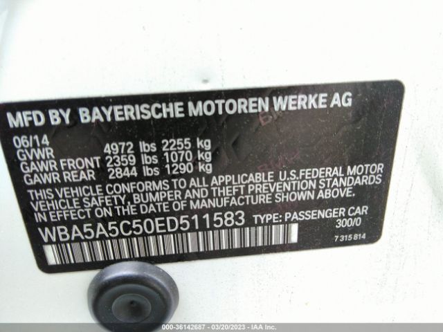 WBA5A5C50ED511583 BMW 5 Series 528i