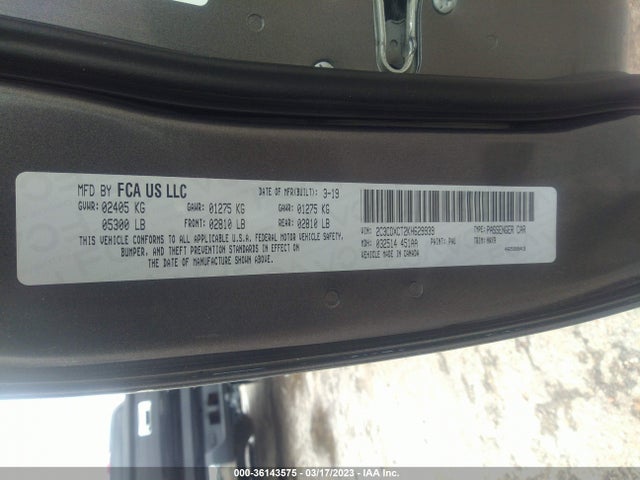 Dodge CHARGER R/T 2019 2C3CDXCT2KH629939 Image 10