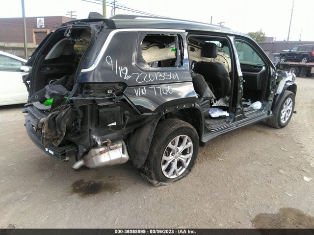 36143599 :رقم المزاد ، 1C4RJKBG2M8117760 vin ، 2021 Jeep Grand Cherokee L Limited مزاد بيع