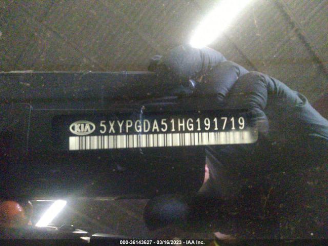 5XYPGDA51HG191719 KIA Sorento Lx V6