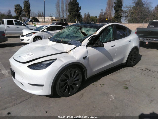 2022 TESLA MODEL Y PERFORMANCE VIN: 7SAYGDEFXNF329478