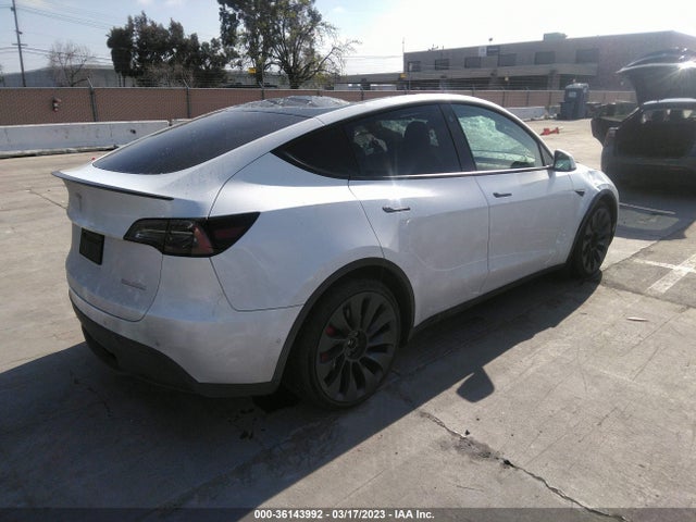 2022 TESLA MODEL Y PERFORMANCE VIN: 7SAYGDEFXNF329478