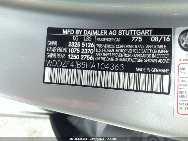 Mercedes-Benz E-class E 300 2017 WDDZF4JB5HA104363 Image 11