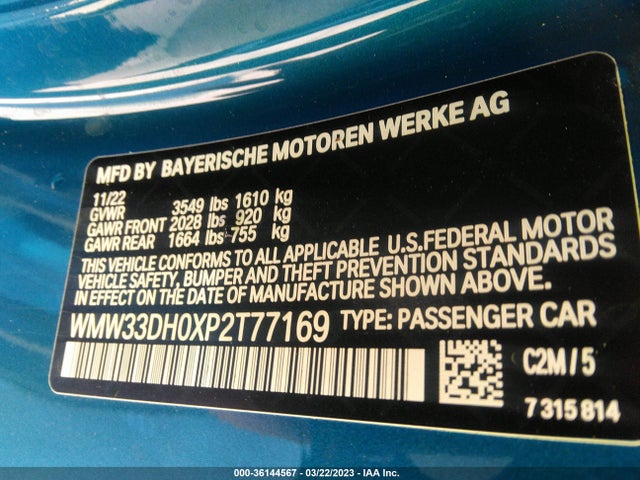 2023 Mini Hardtop, VIN: WMW33DH0XP2T77169