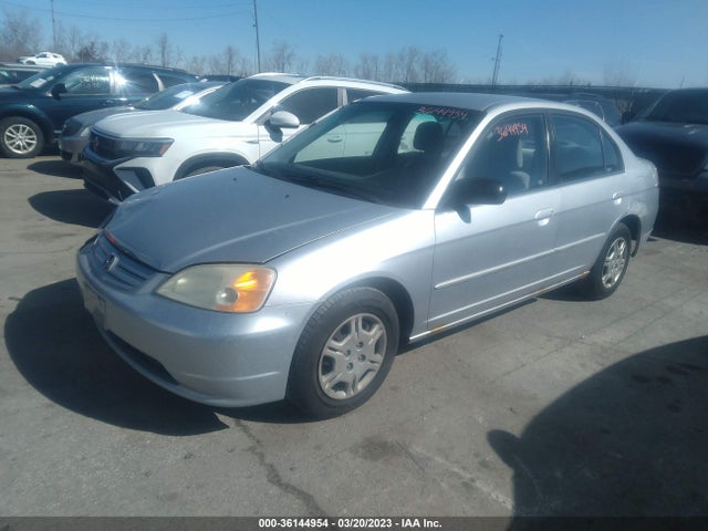 2002 HONDA CIVIC LX VIN: 1HGES16542L008498