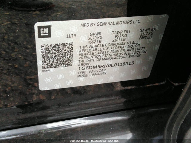 Cadillac CT5 LUXURY 2020 1G6DM5RK0L0118015 Image 9