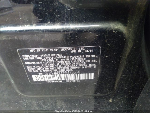 JF2SJADC0FH438674 Subaru Forester 2.5i Premium