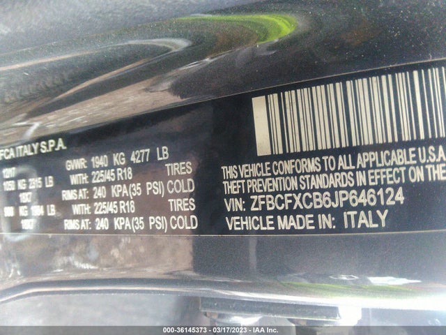 2018 FIAT 500X ZFBCFXCB6JP646124 Photo 8