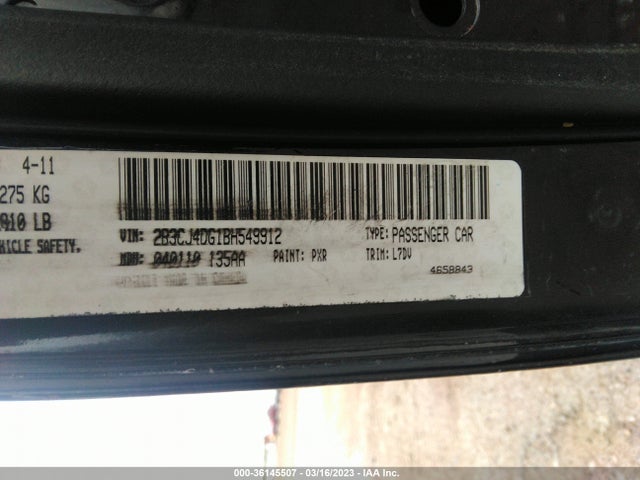 Dodge Challenger 2011 2B3CJ4DG1BH549912 Image 10