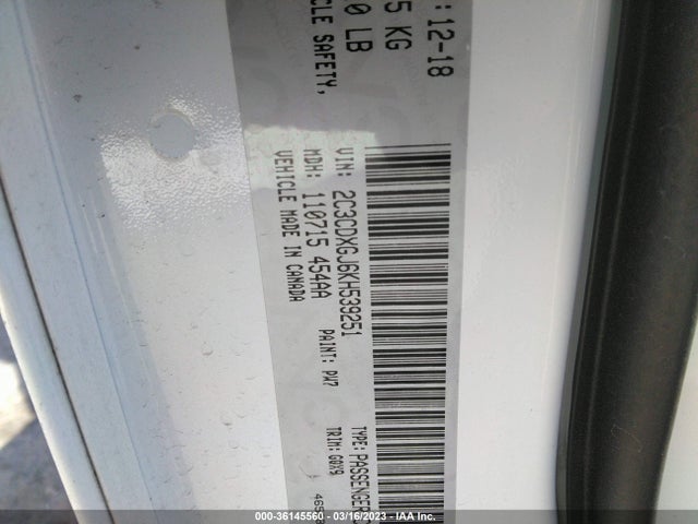 Dodge Charger Scat Pack 2019 2C3CDXGJ6KH539251 Image 10