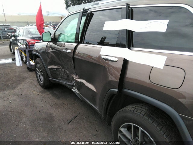 2017 JEEP GRAND CHEROKEE LIMITED VIN: 1C4RJFBG9HC855632