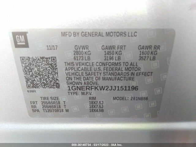 Chevrolet Traverse Ls 2018 1GNERFKW2JJ151196 Image 11
