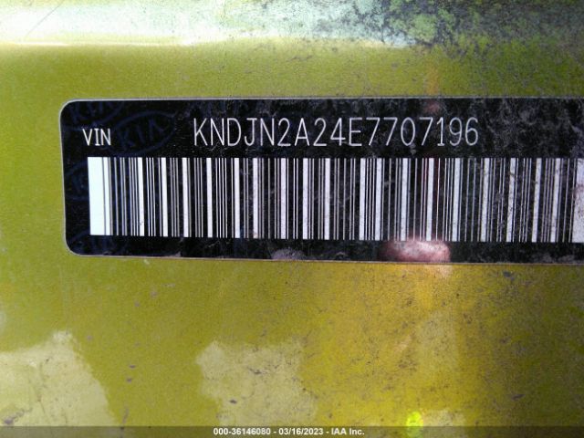 KNDJN2A24E7707196 KIA Soul Base