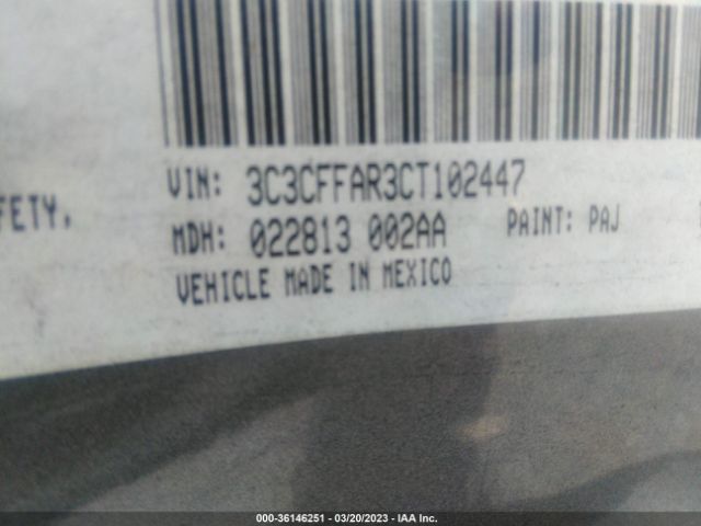 3C3CFFAR3CT102447 Fiat 500 POP