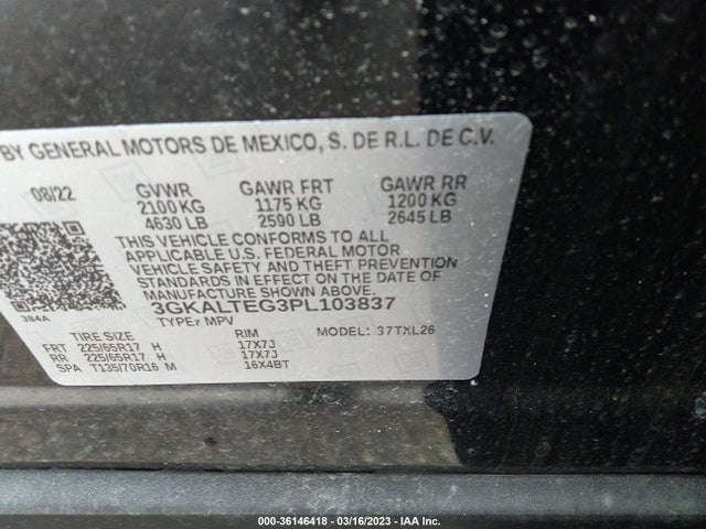 GMC Terrain Sle 2023 3GKALTEG3PL103837 Image 9