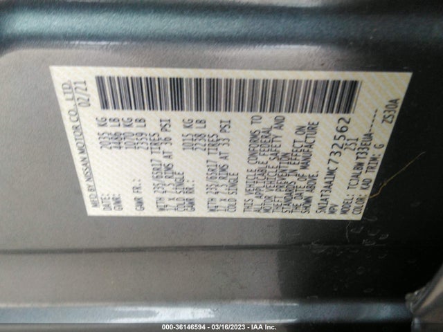 Nissan ROGUE S 2021 5N1AT3AA1MC732562 Image 9