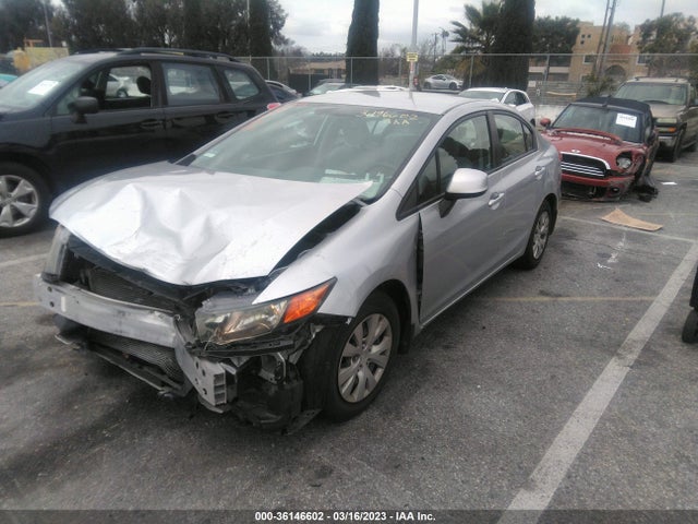 2012 HONDA CIVIC SDN LX VIN: 19XFB2F55CE354143