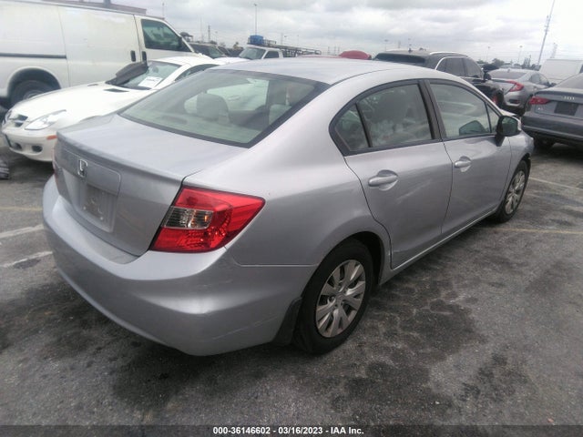 2012 HONDA CIVIC SDN LX VIN: 19XFB2F55CE354143