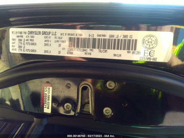RAM 1500 Sport 2014 1C6RR7MT8ES118441 Image 10