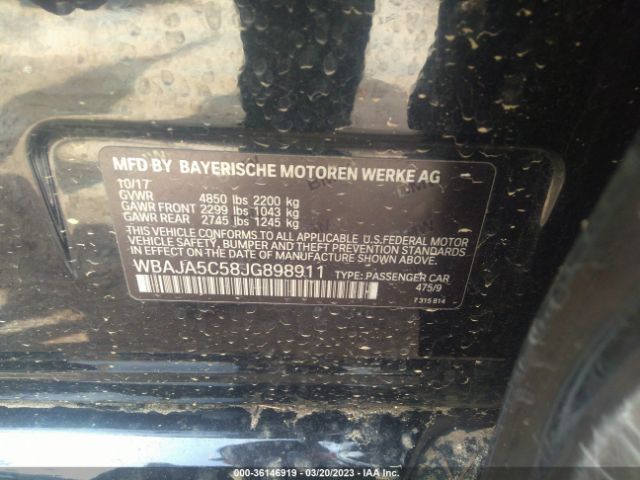 WBAJA5C58JG898911 BMW 5 Series 530i