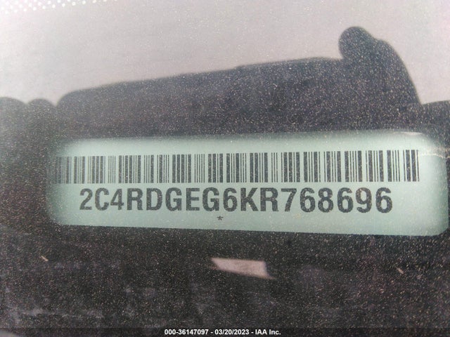 Dodge Grand Caravan Gt 2019 2C4RDGEG6KR768696 Image 9