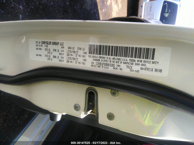 Dodge Ram 1500 Trx 2009 1D3HB18T69S815393 Image 10