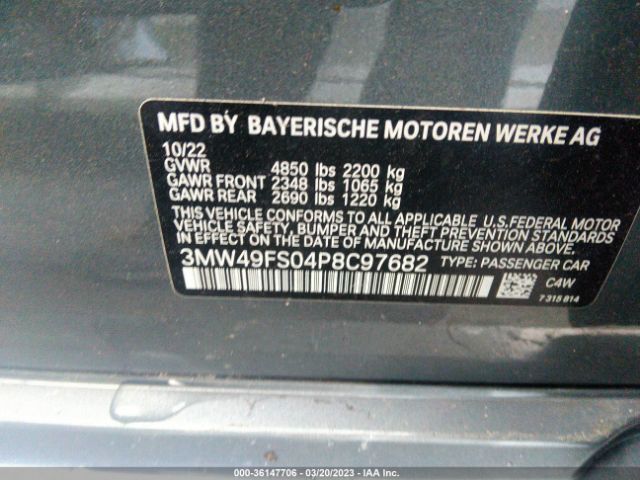 3MW49FS04P8C97682 BMW 3 Series M340i