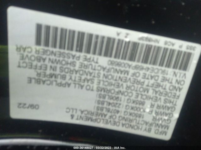19UDE4H68PA008680 Acura Integra W/a-spec Tech Package
