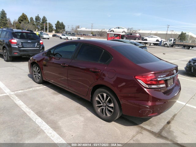2013 HONDA CIVIC SDN EX VIN: 19XFB2F85DE278919