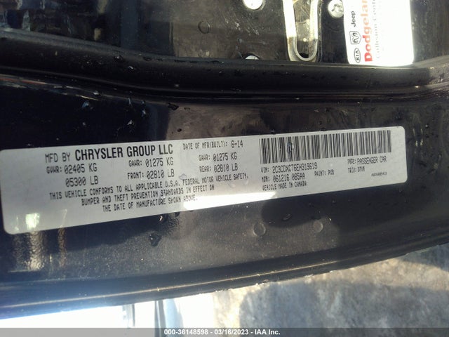 Dodge Charger Rt 2014 2C3CDXCT6EH319619 Image 9