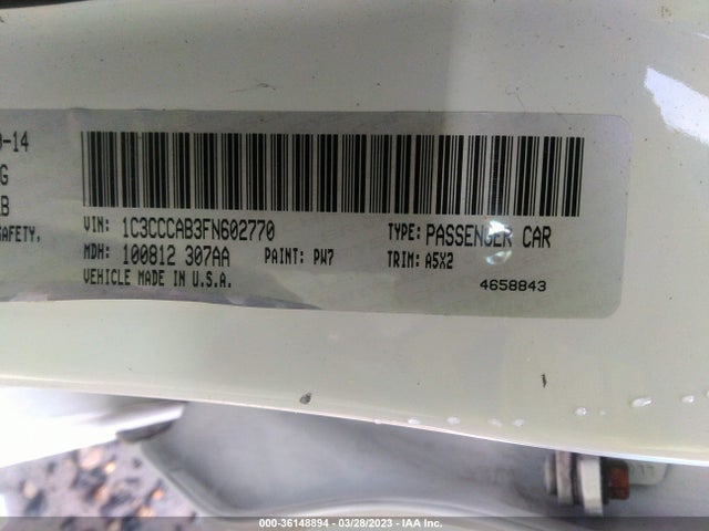 Chrysler 200 Limited 2015 1C3CCCAB3FN602770 Image 9