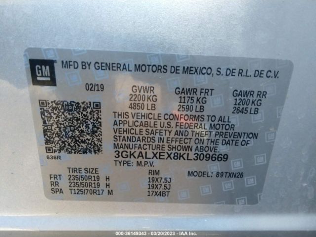 3GKALXEX8KL309669 GMC Terrain Denali