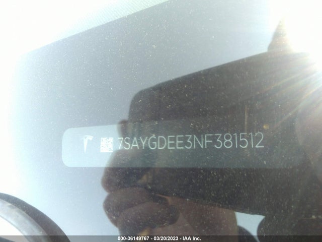 Tesla Model Y Long Range 2022 7SAYGDEE3NF381512 Image 9