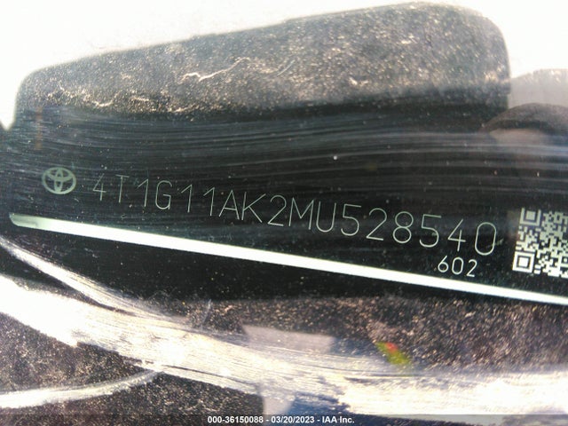 Toyota CAMRY SE 2021 4T1G11AK2MU528540 Image 10