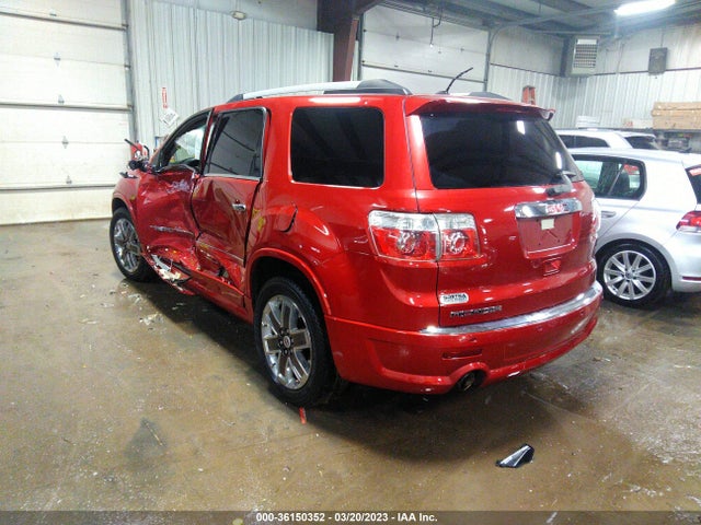 2012 GMC ACADIA DENALI VIN: 1GKKRTEDXCJ133086