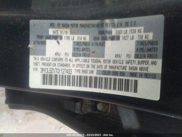 3MYDLBZV7GY127493 Scion IA
