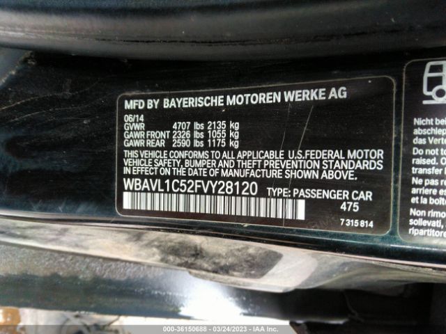 WBAVL1C52FVY28120 BMW X1 Xdrive28i