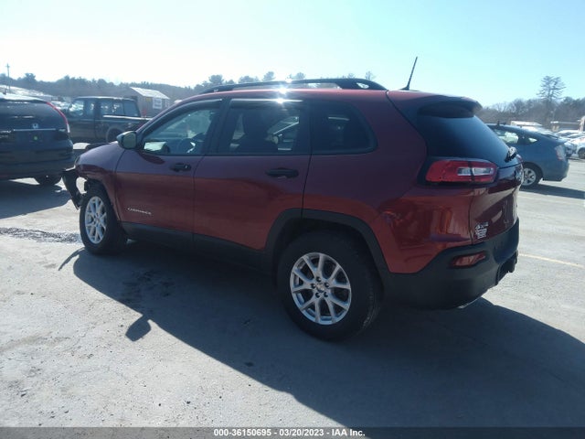 2016 JEEP CHEROKEE SPORT VIN: 1C4PJMAS1GW228924